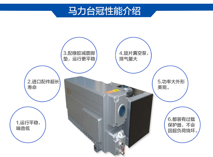 臺冠MLV0250環保旋片式真空泵性能圖 臺冠MLV0250環保旋片式真空泵性能圖
